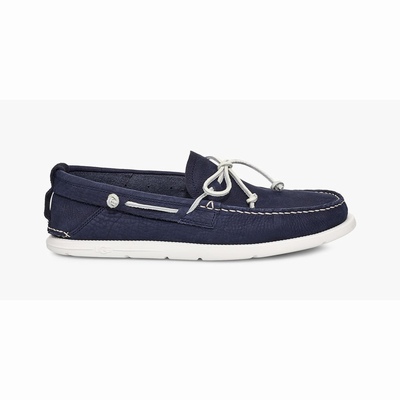 Mocassins UGG Beach Moc Slip-On Homem Azul Marinho | PT-FILOM